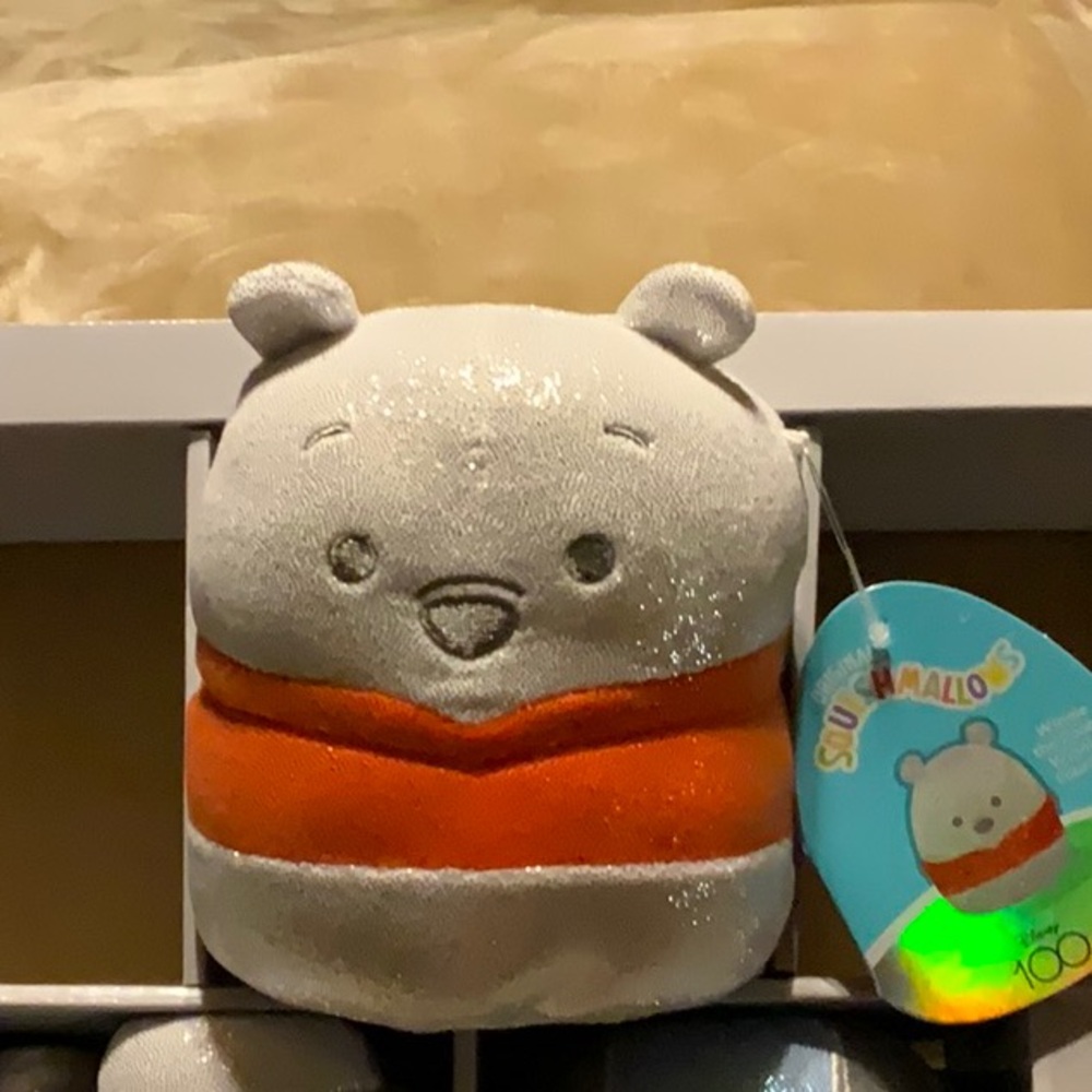 5” Disney 100 Winnie the Pooh Metallic Squishmallows NWT